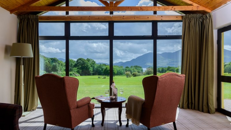 Lake view cottage   inside Castlerosse Hotel